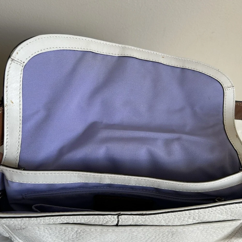 Coach Soho Chalk White Pebbled Leather Shoulder‎ Bag Good